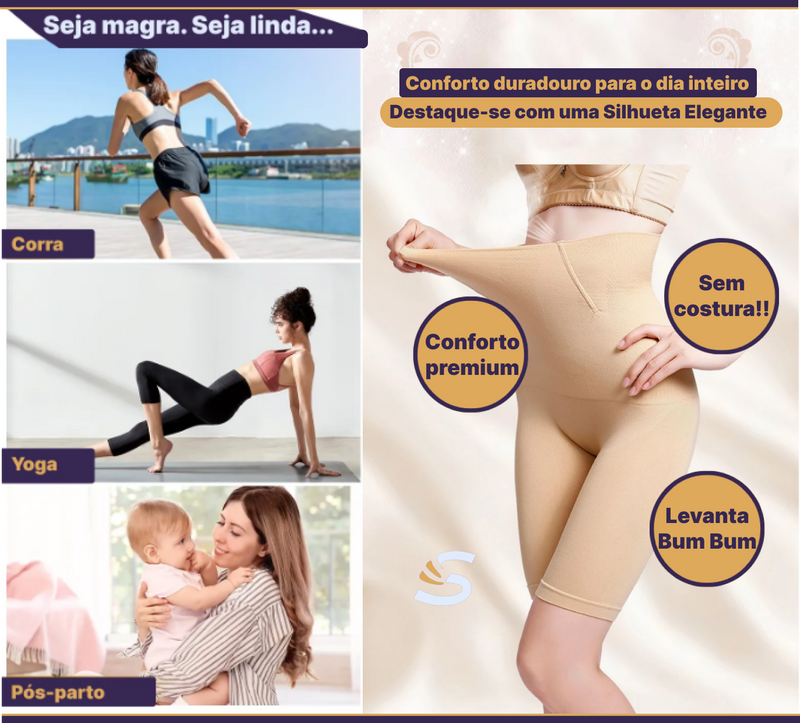 Cinta Modeladora Premium Zero Barriga e Empina Bumbum-STEPHANOS